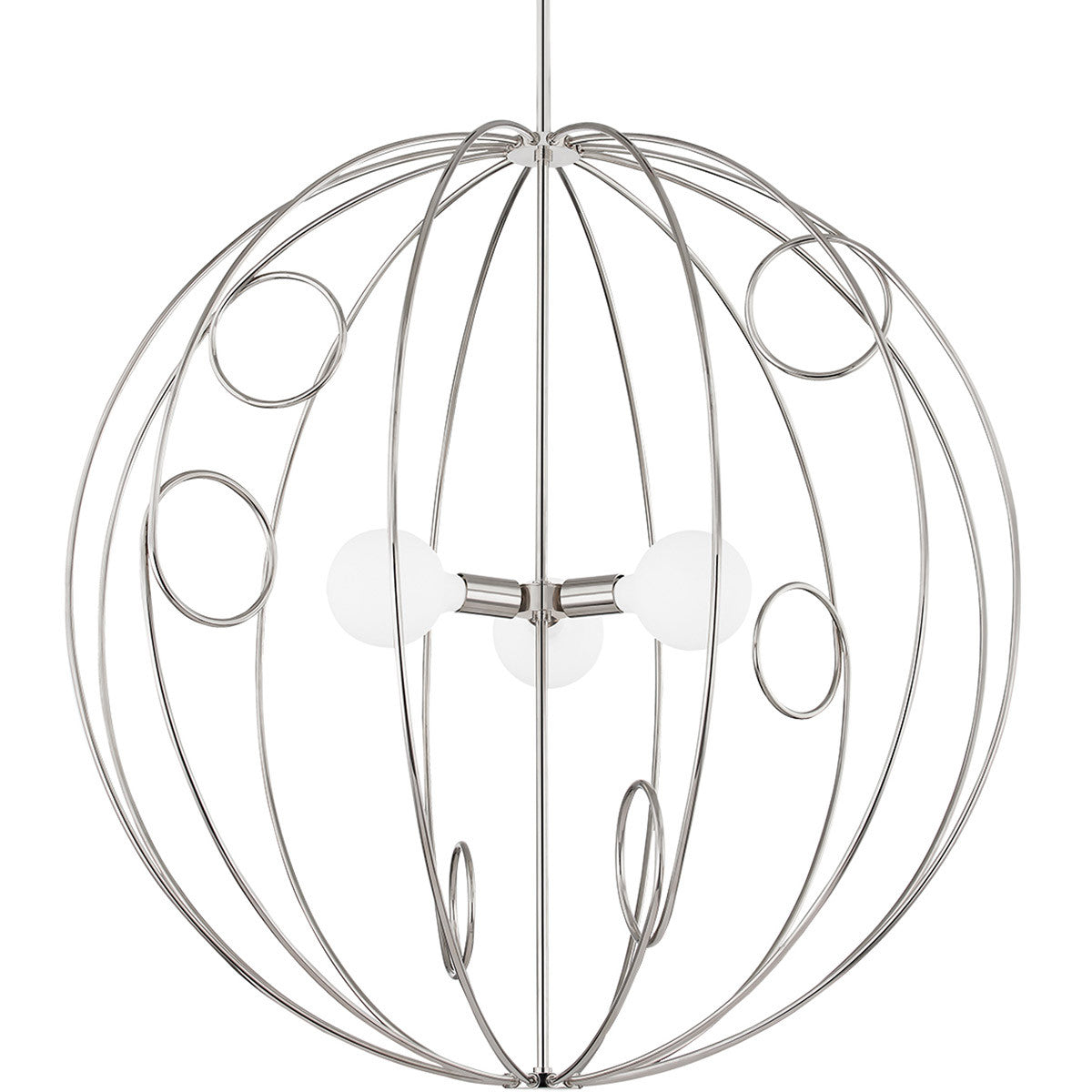 Mitzi 3 Light Chandelier in Polished Nickel H485701L-PN