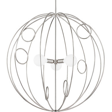 Mitzi 3 Light Chandelier in Polished Nickel H485701L-PN