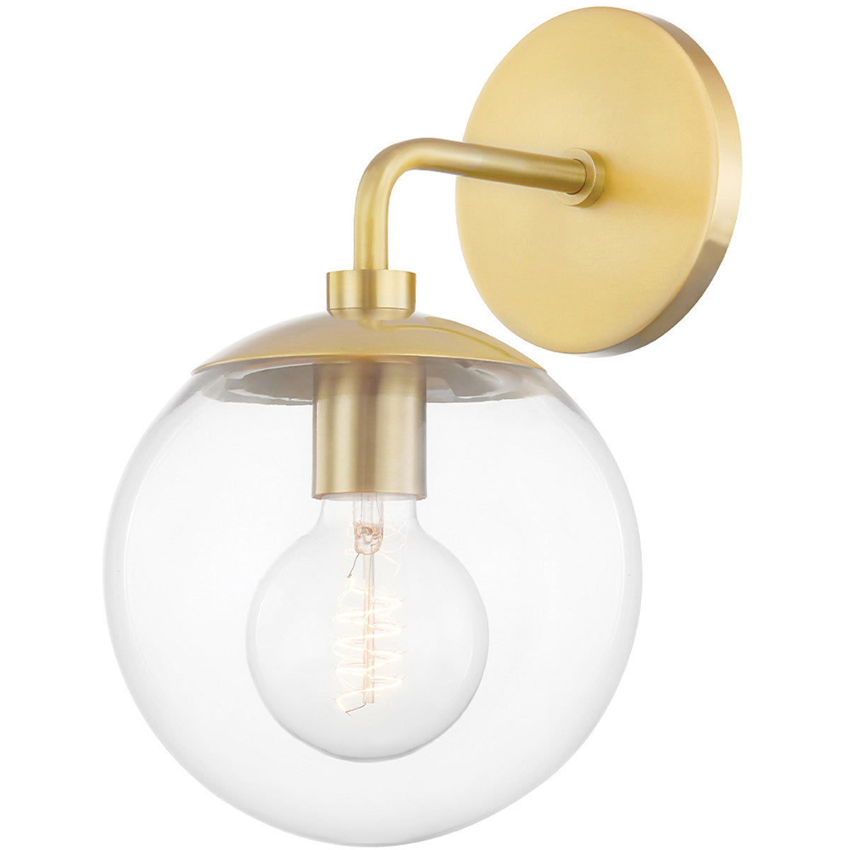 Mitzi 1 Light Wall Sconce in Aged Brass H503101-AGB