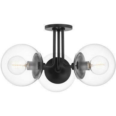 Mitzi 3 Light Semi Flush in Old Bronze H503603-OB