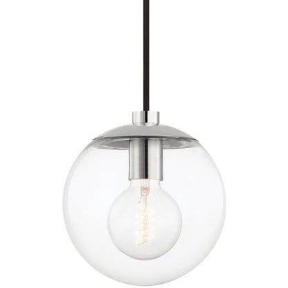 Mitzi 1 Light Pendant in Polished Nickel H503701-PN