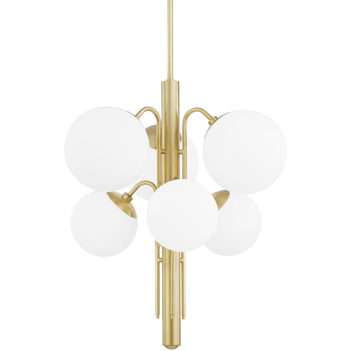 Mitzi 6 Light Chandelier in Aged Brass H504806-AGB