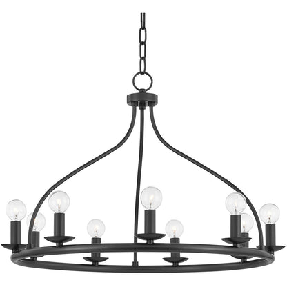 Mitzi 9 Light Chandelier in Old Bronze H511809-OB