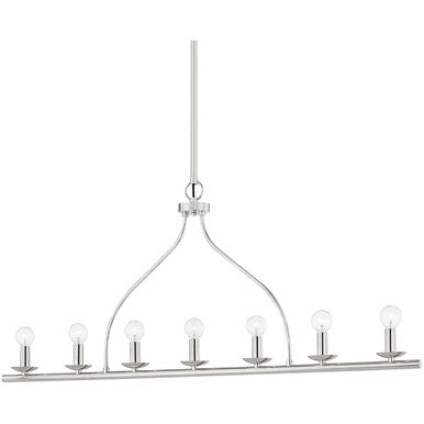 Mitzi 7 Light Linear in Polished Nickel H511907-PN