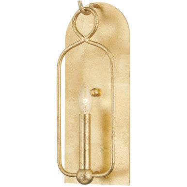 Mitzi 1 Light Wall Sconce in Gold Leaf H512101-GL