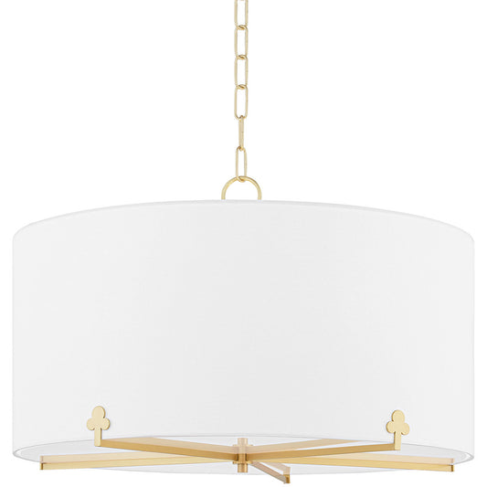 Mitzi 5 Light Chandelier in Aged Brass H519805-AGB