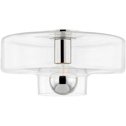 Mitzi 1 Light Flush Mount in Polished Nickel H524501-PN