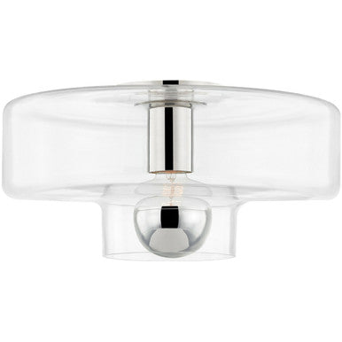 Mitzi 1 Light Flush Mount in Polished Nickel H524501-PN