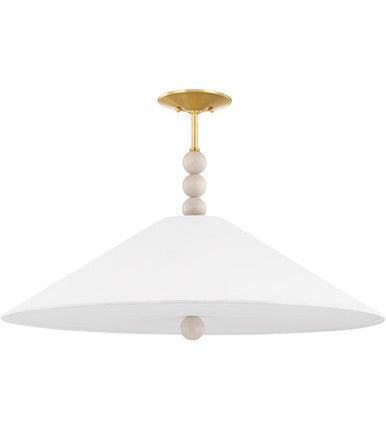 Mitzi 3 Light Pendant in Aged Brass H615703-AGB