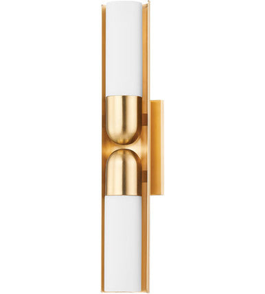 Mitzi 2 Light Wall Sconce in Aged Brass H634102-AGB