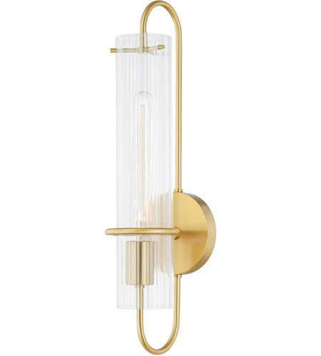 Mitzi 1 Light Wall Sconce in Aged Brass H640101-AGB