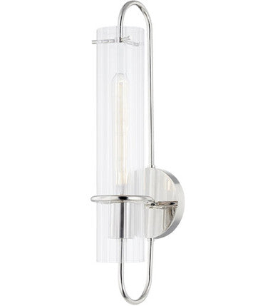 Mitzi 1 Light Wall Sconce in Polished Nickel H640101-PN