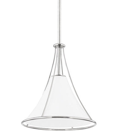 Mitzi 1 Light Pendant in Polished Nickel H645701S-PN