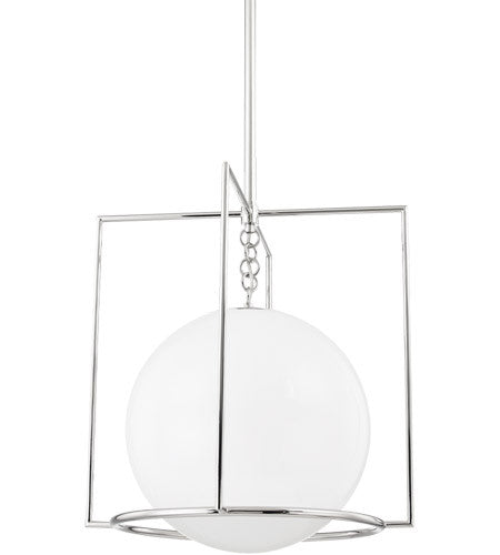 Mitzi 1 Light Large Pendant in Polished Nickel H648701L-PN