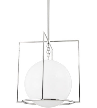 Mitzi 1 Light Pendant in Polished Nickel H648701L-PN