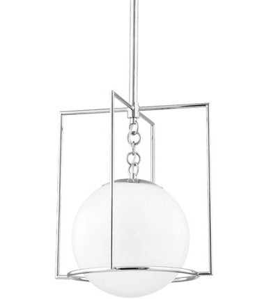 Mitzi 1 Light Pendant in Polished Nickel H648701S-PN