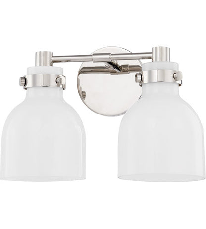 Mitzi 2 Light Bath Sconce in Polished Nickel H649302-PN