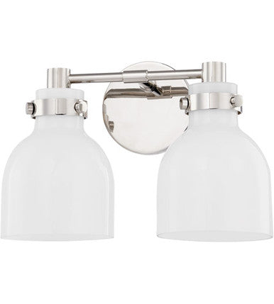 Mitzi 2 Light Bath and Vanity in Polished Nickel H649302-PN