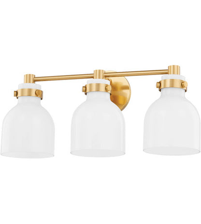 Mitzi 3 Light Bath Vanity in Aged Brass H649303-AGB