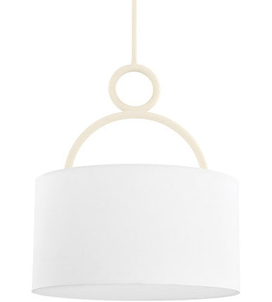 Mitzi 3 Light Chandelier in Textured Cream H652703-TCR