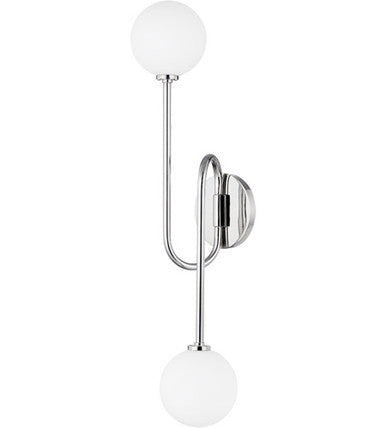 Mitzi 2 Light Wall Sconce in Polished Nickel H655102A-PN