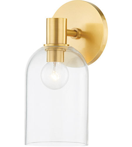 Mitzi 1 Light Bath Sconce in Aged Brass H678301-AGB