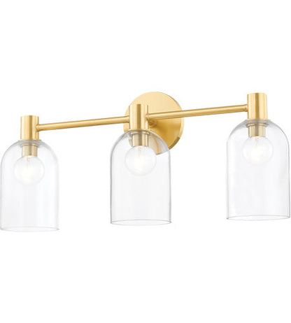 Mitzi 3 Light Bath Vanity in Aged Brass H678303-AGB