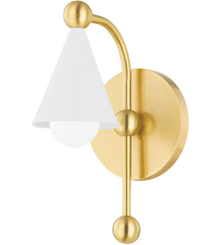 Mitzi 1 Light Wall Sconce in Aged Brass/Soft White H681101-AGB/SWH