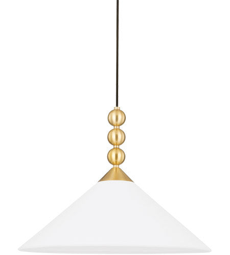 Mitzi 1 Light Large Pendant in Aged Brass H682701-AGB