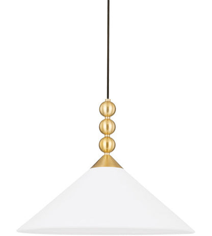 Mitzi 1 Light Large Pendant in Aged Brass H682701-AGB