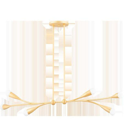 Mitzi 6 Light Linear in Gold Leaf H689906-GL