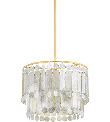 Mitzi Lighting Melisa 3 Light Chandelier in Aged Brass H715803-AGB