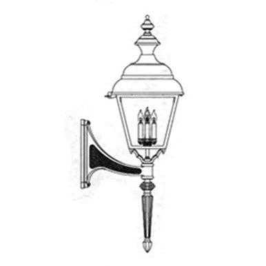 Hanover Lantern B31818 Grande Plymouth Wall Mount