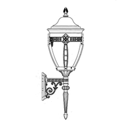 Hanover Lantern B33676 Small North Hills Wall Mount