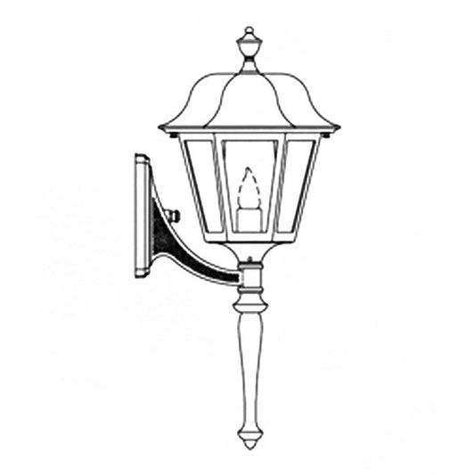 Hanover Lantern B4115 Medium Manor Wall Mount