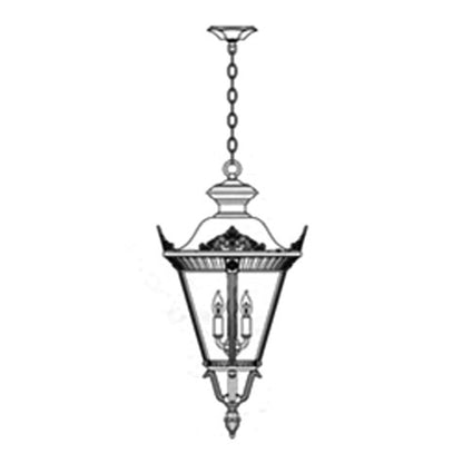 Hanover Lantern B53320 Small Stockholm Ceiling Lantern (with Crown)