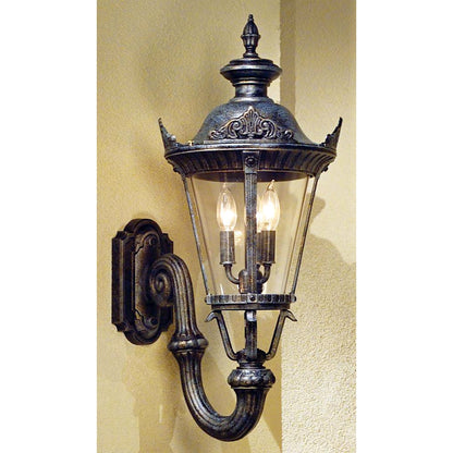 Hanover Lantern B533FSM Small Stockholm Wall Mount (with Crown)