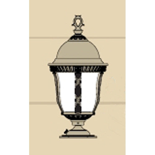 Hanover Lantern B54260 Milano Small Pier Mount