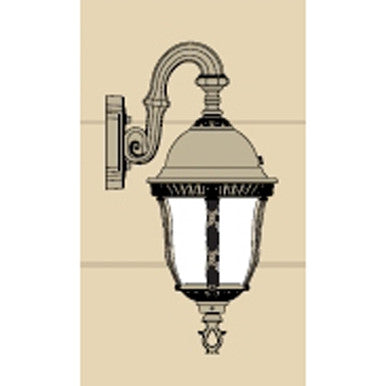 Hanover Lantern B542FRM Milano Small Wall Mount