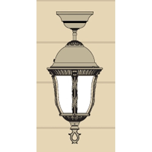 Hanover Lantern B54421 Milano Medium Semi Flush Ceiling Mount