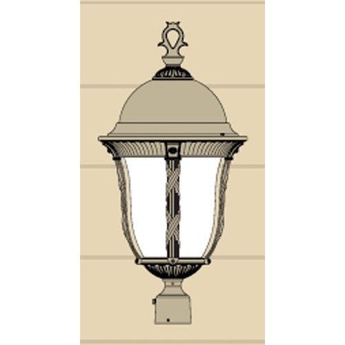 Hanover Lantern B54630 Milano Large Post Mount