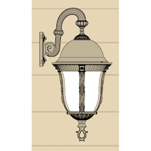 Hanover Lantern B546FRM Milano Large Wall Mount