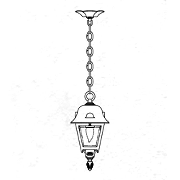 Hanover Lantern B5620 Small Jefferson Ceiling Mount