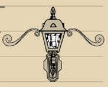 Hanover Lantern B5651 Small Jefferson Wall Mount (with Scrolls)