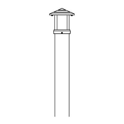 Hanover Lantern LVW28286 Indian Wells 7 inch Path and Landscape Light: Low Voltage