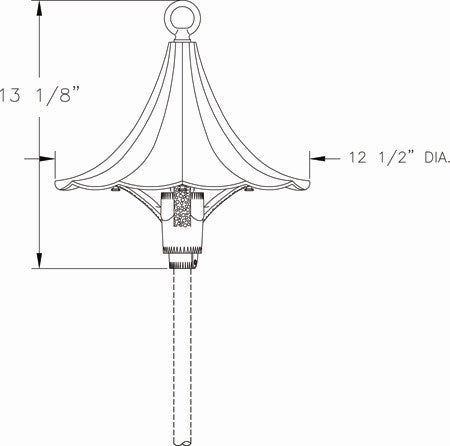 Hanover Lantern LVW6302 Chanticleer 12-1/2 inch Path and Landscape Light: Low Voltage