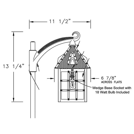 Hanover Lantern LVW6330 Abington 6 7/8 inch Path and Landscape Light: Low Voltage