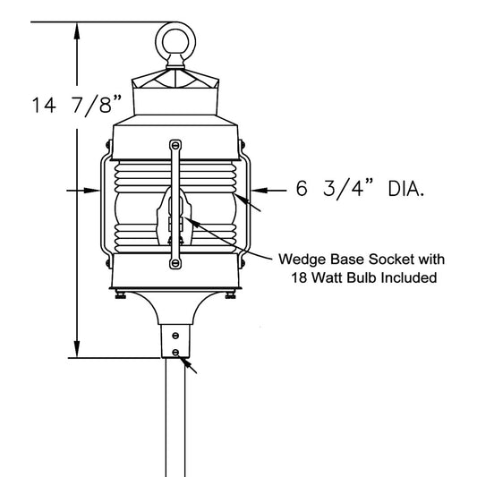 Hanover Lantern LVW6335 Avalon 6-3/4 inch Path and Landscape Light: Low Voltage