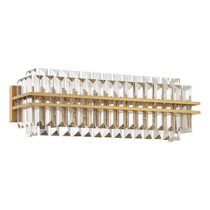 Crystorama Hayes 4 Light Aged Brass Bathroom Vanity HAY-1413-AG