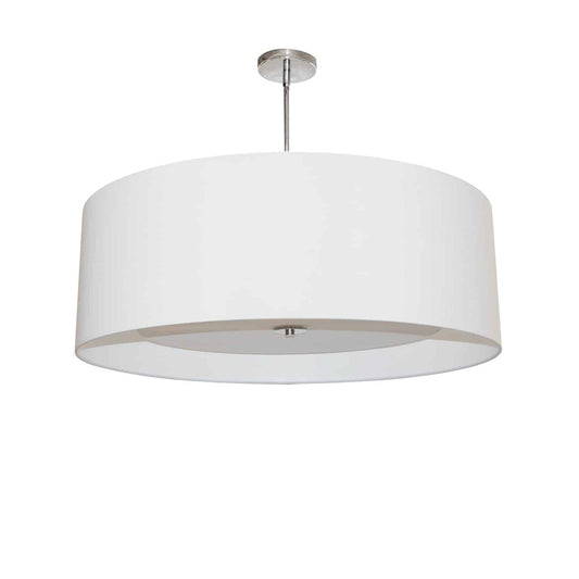 Dainolite 4 Light Helena Pendant Polished Chrome White with White Diffuser  HEL-224P-PC-WH